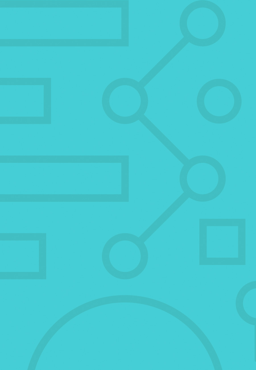 Illustration of nodes and connections to represent data