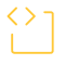 platform development icon yellow