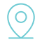 predictive routing icon blue